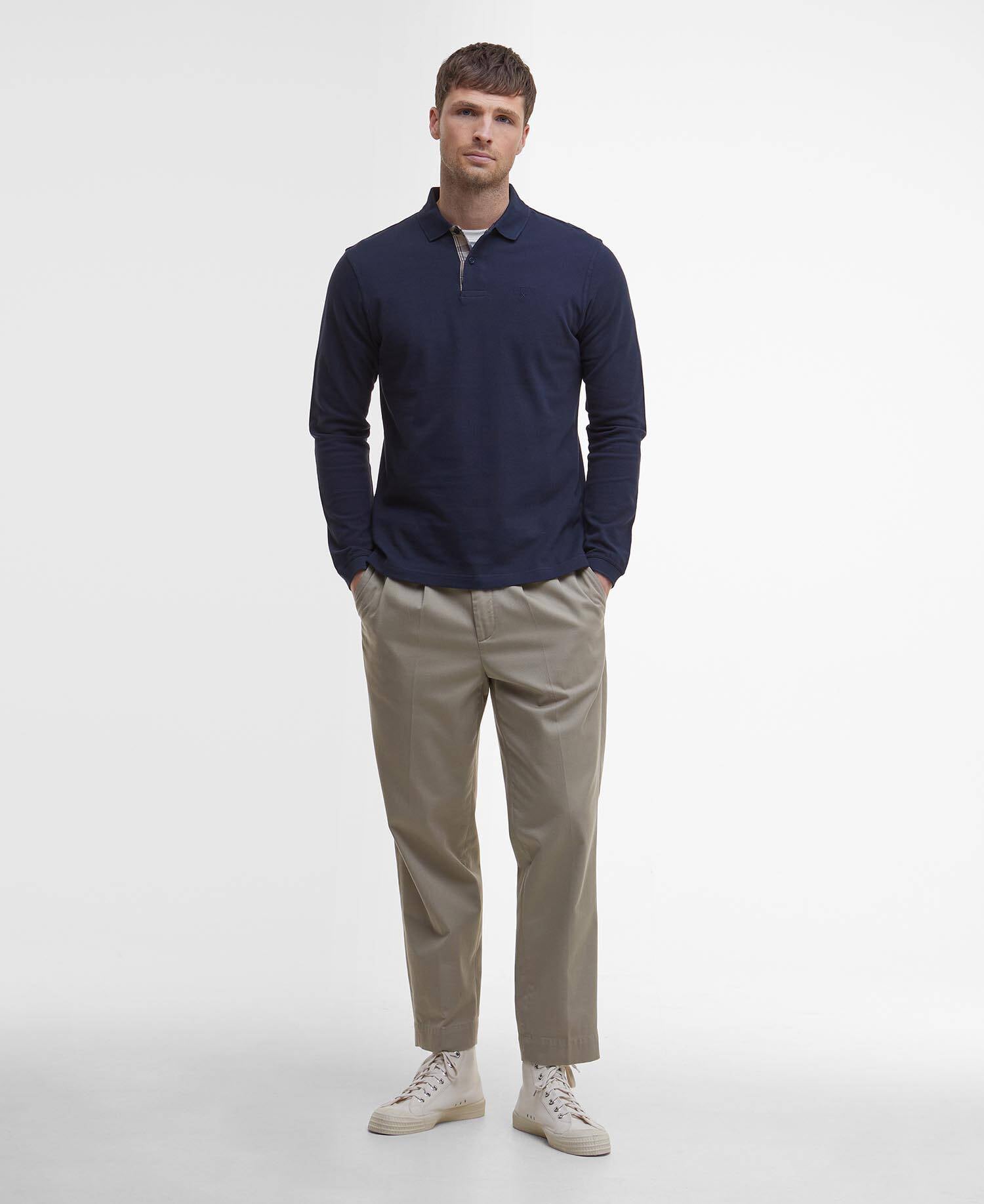 Barbour Essential Long-Sleeved Polo Shirt