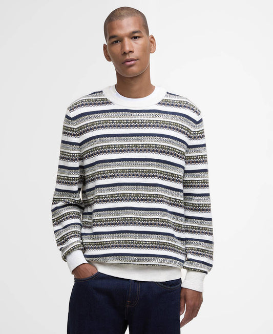 Barbour Topcliffe Fairisle Crew Neck Sweater