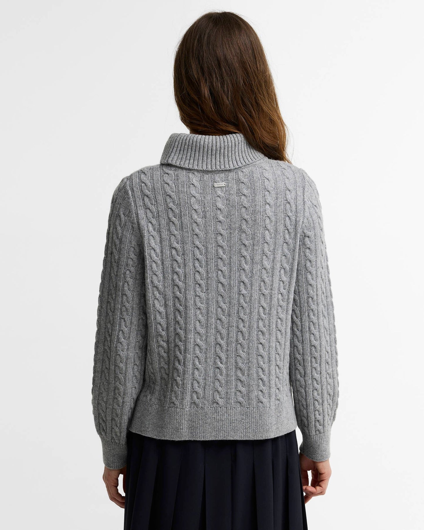 Barbour Ambleside Cable-Knit Rollneck Jumper
