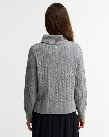 Barbour Ambleside Cable-Knit Rollneck Jumper