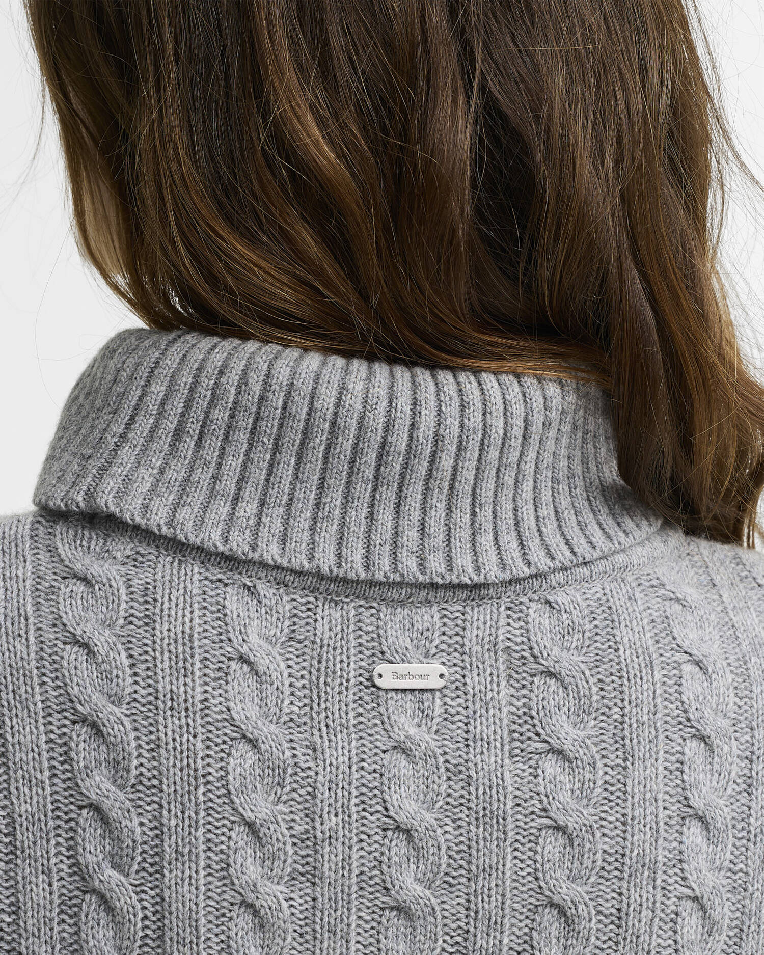 Barbour Ambleside Cable-Knit Rollneck Jumper