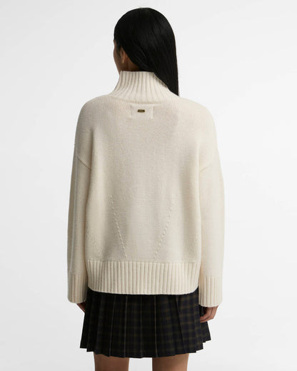 Barbour Woodhouse Cashmere-Blend Funnel Neck Jumper