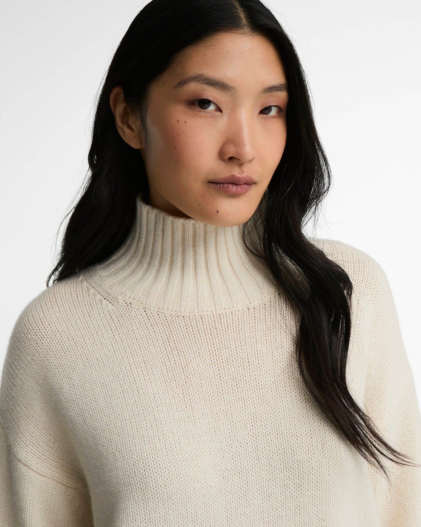Barbour Woodhouse Cashmere-Blend Funnel Neck Jumper
