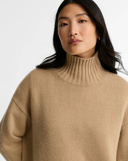 Barbour Woodhouse Cashmere-Blend Funnel Neck Jumper