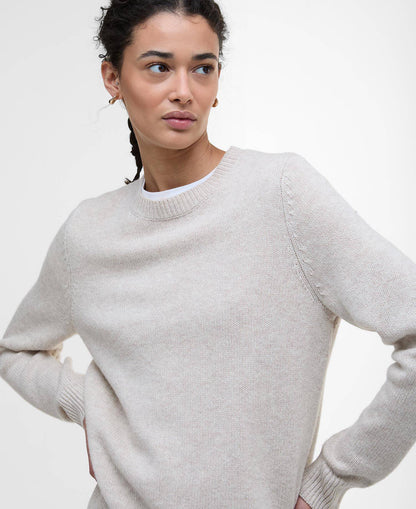 Barbour Woodhouse Wool-Cashmere Crew Neck Jumper