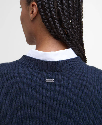 Barbour Woodhouse Wool-Cashmere Crew Neck Jumper