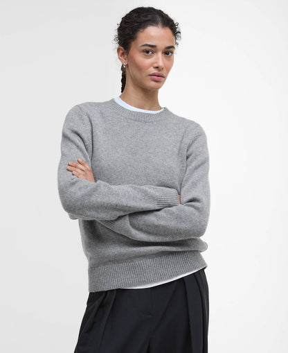 Barbour Woodhouse Wool-Cashmere Crew Neck Jumper