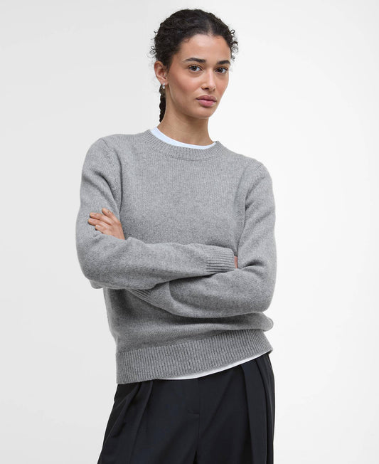 Barbour Woodhouse Wool-Cashmere Crew Neck Jumper