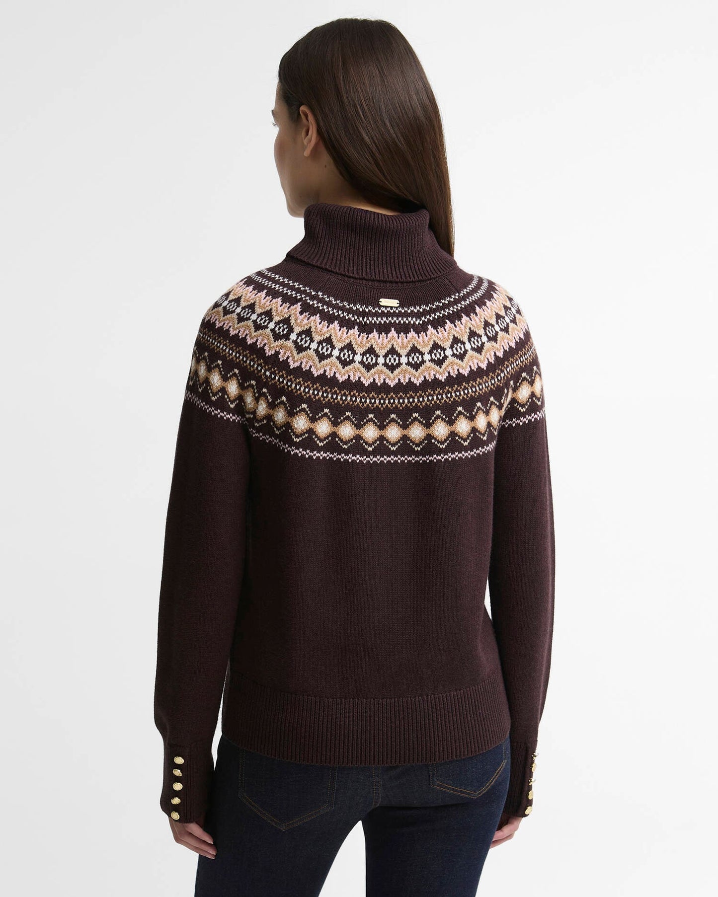 Barbour Darwen Fairisle Rollneck Jumper