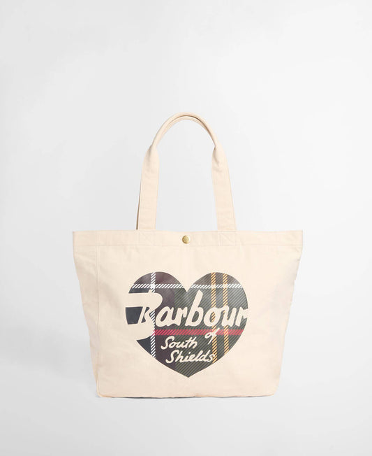 Barbour Heart Tote Bag