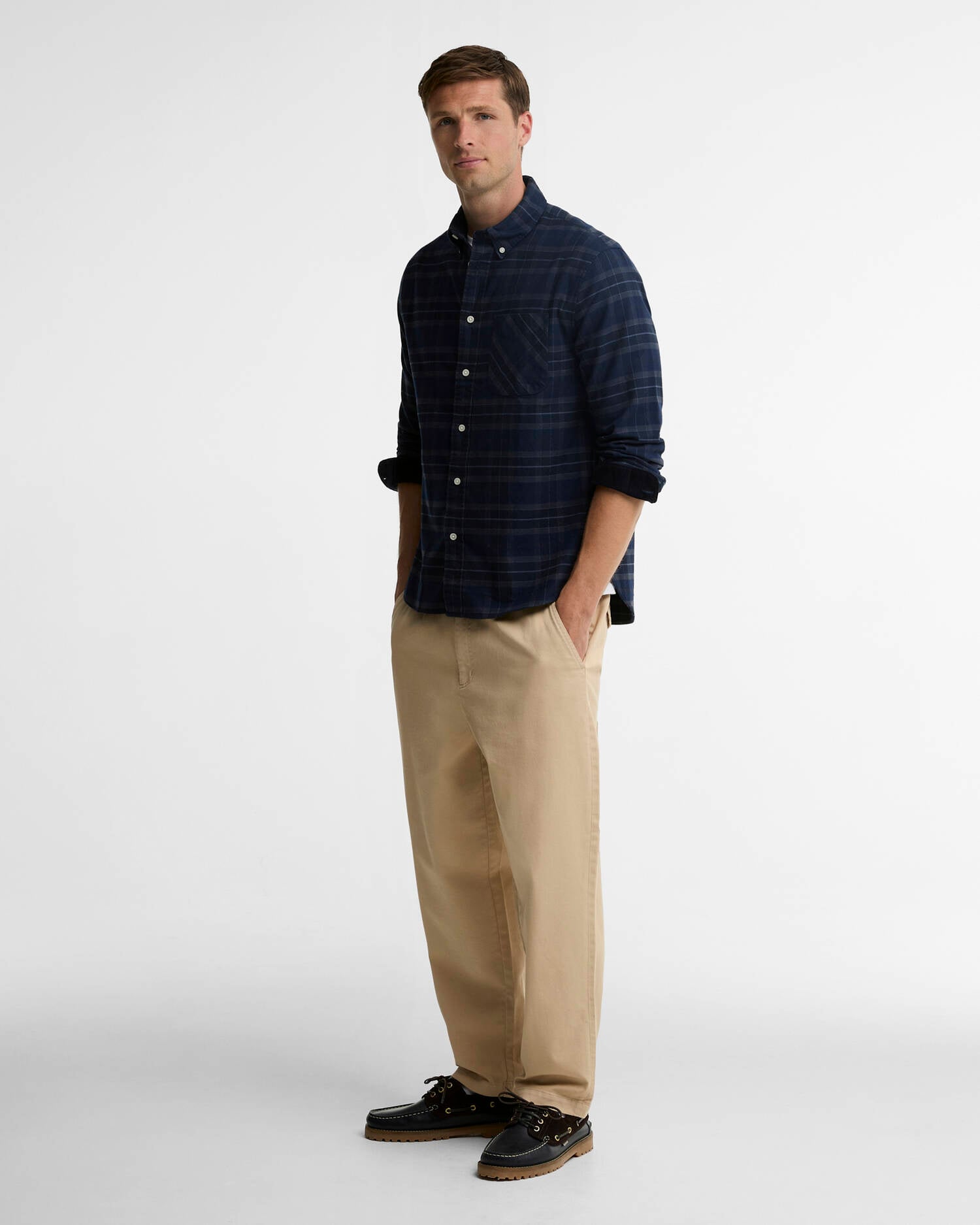 Barbour Mineral Tartan Authentic-Fit Long-Sleeved Shirt