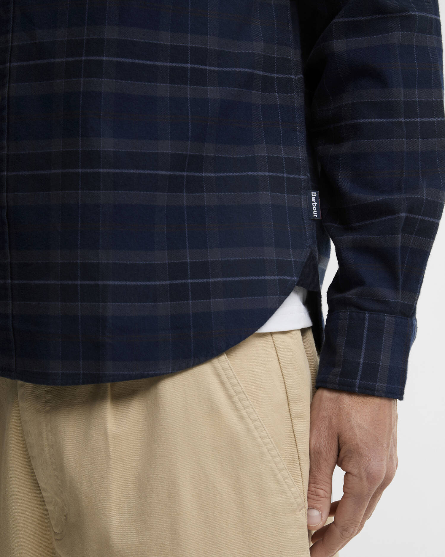 Barbour Mineral Tartan Authentic-Fit Long-Sleeved Shirt