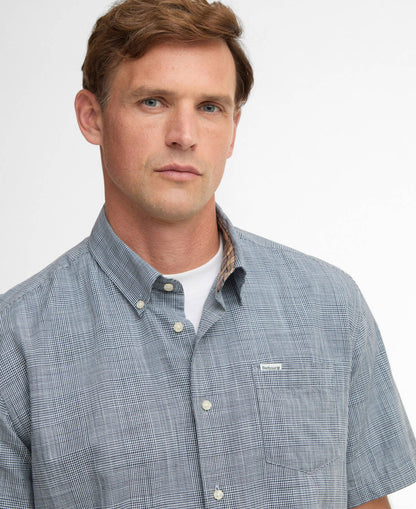 Barbour Fleming Linen Blend Regular Short-Sleeved Shirt