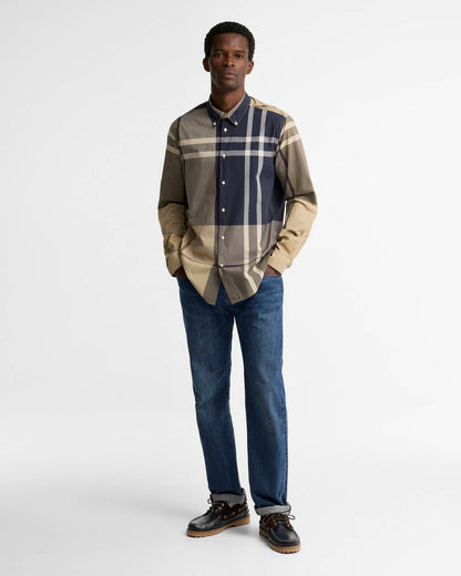 Barbour Oversized Tartan Dunoon Tailored Long-Sleeved Shirt