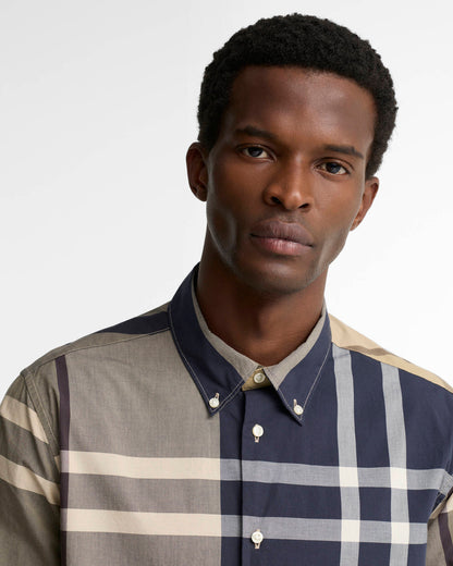 Barbour Oversized Tartan Dunoon Tailored Long-Sleeved Shirt