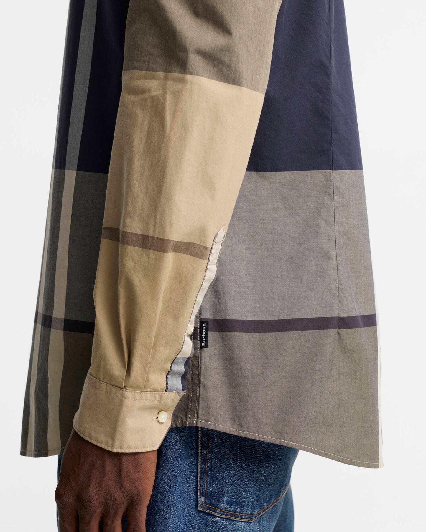 Barbour Oversized Tartan Dunoon Tailored Long-Sleeved Shirt