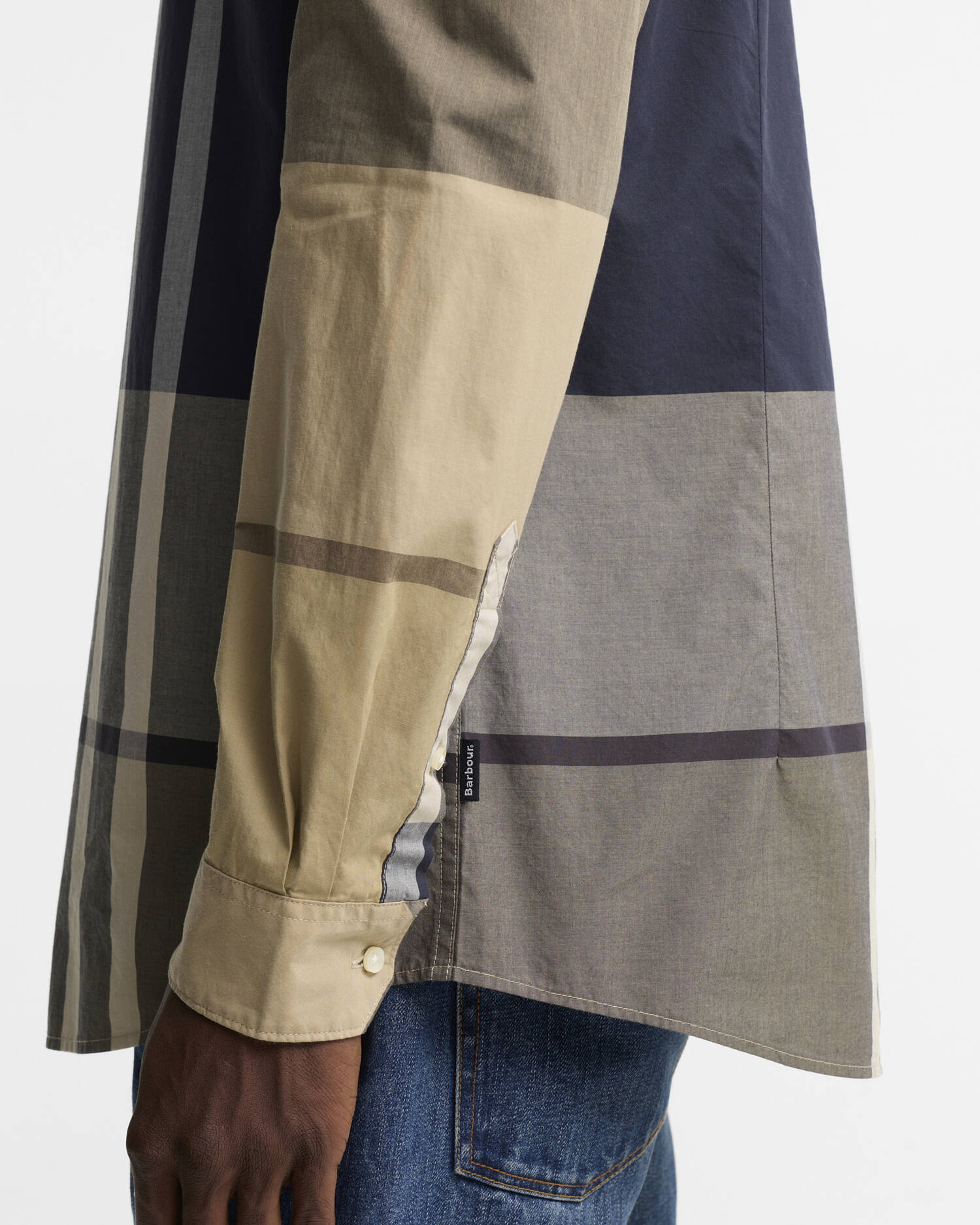 Barbour Oversized Tartan Dunoon Tailored Long-Sleeved Shirt
