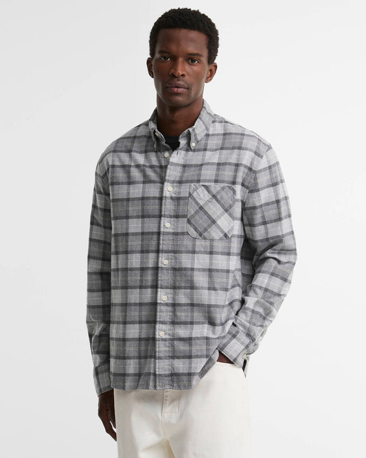 Barbour Mineral Tartan Authentic-Fit Long-Sleeved Shirt