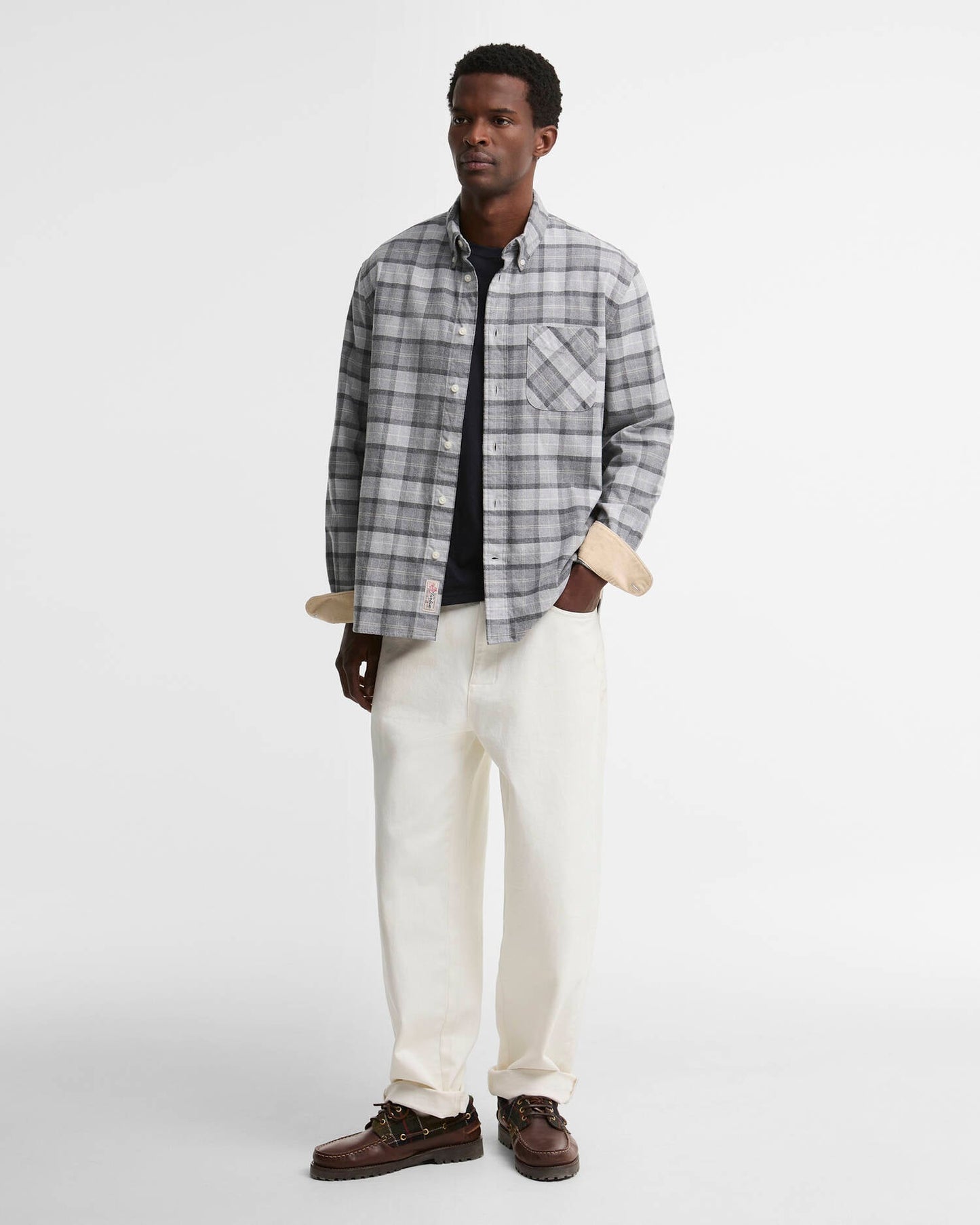 Barbour Mineral Tartan Authentic-Fit Long-Sleeved Shirt