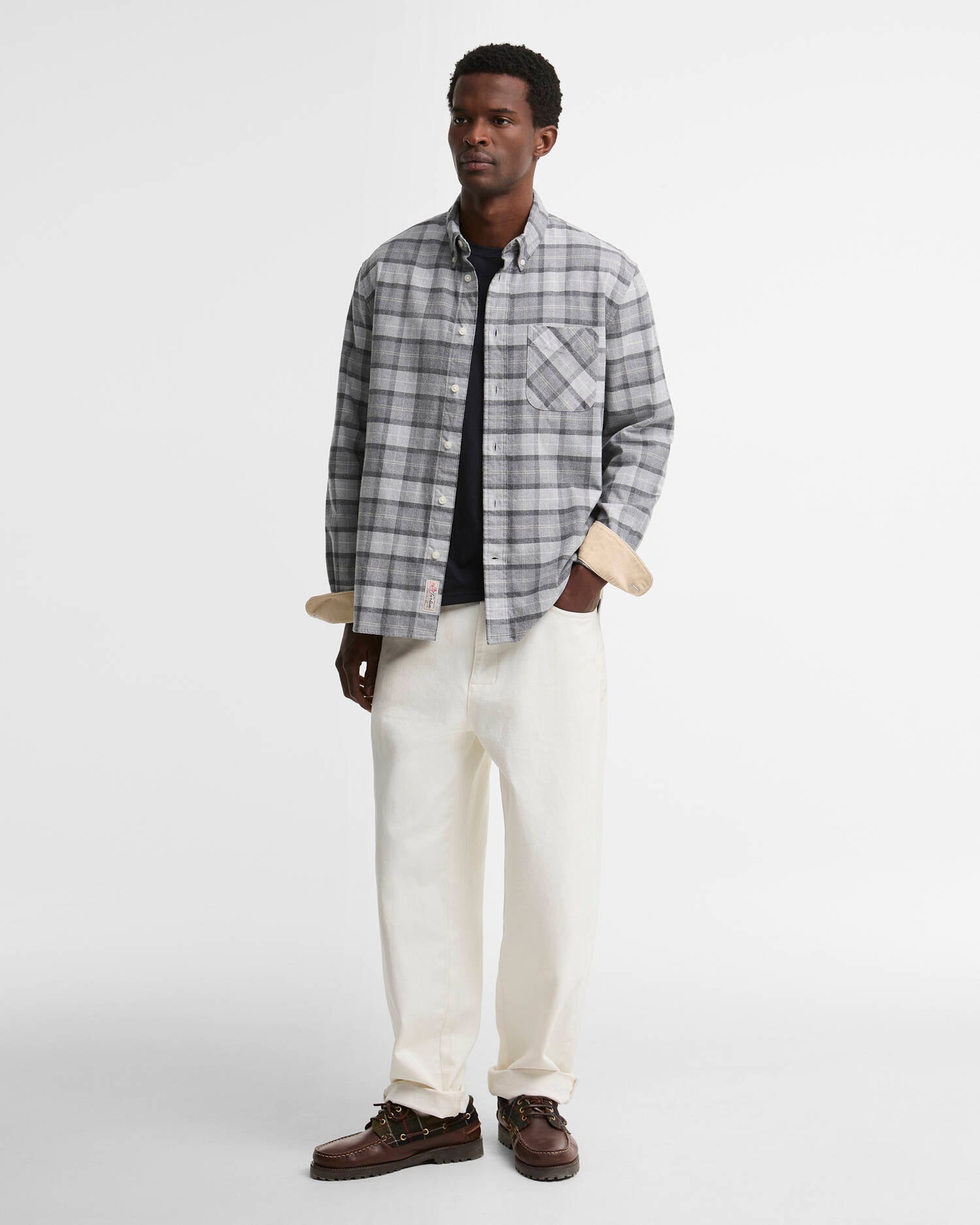 Barbour Mineral Tartan Authentic-Fit Long-Sleeved Shirt