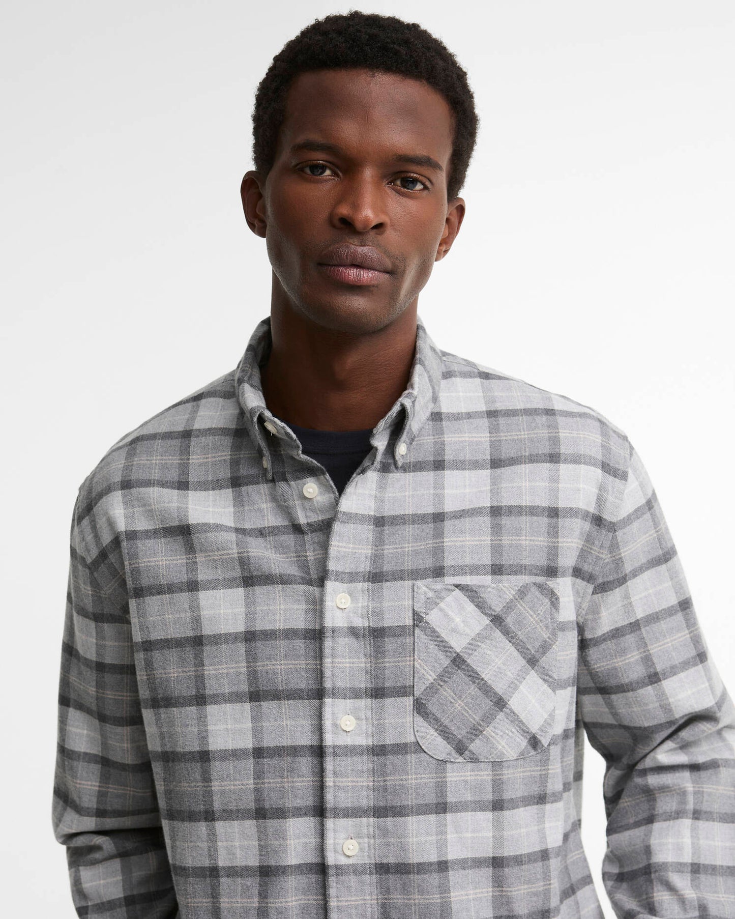 Barbour Mineral Tartan Authentic-Fit Long-Sleeved Shirt