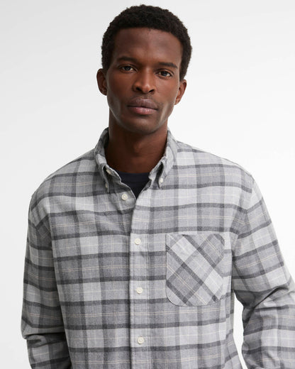 Barbour Mineral Tartan Authentic-Fit Long-Sleeved Shirt