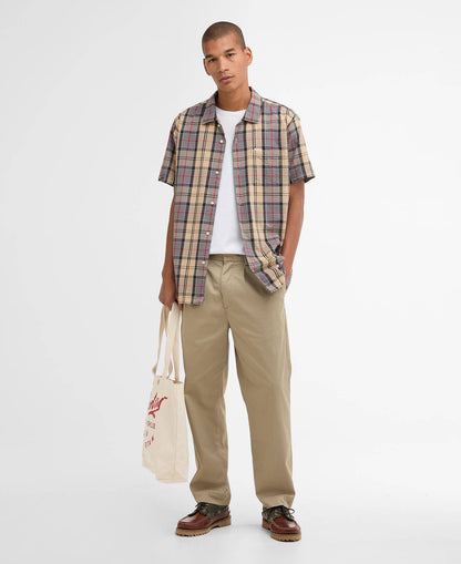 Barbour Clyde Short-Sleeved Seersucker Tartan Shirt